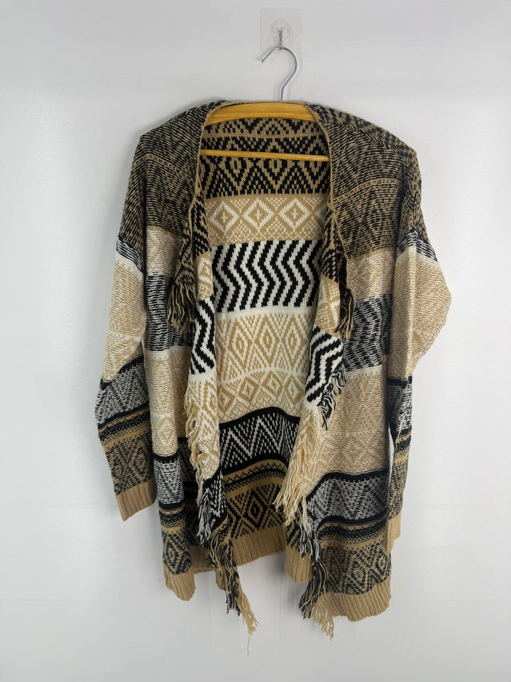 Janina boho fringe cardigan #667