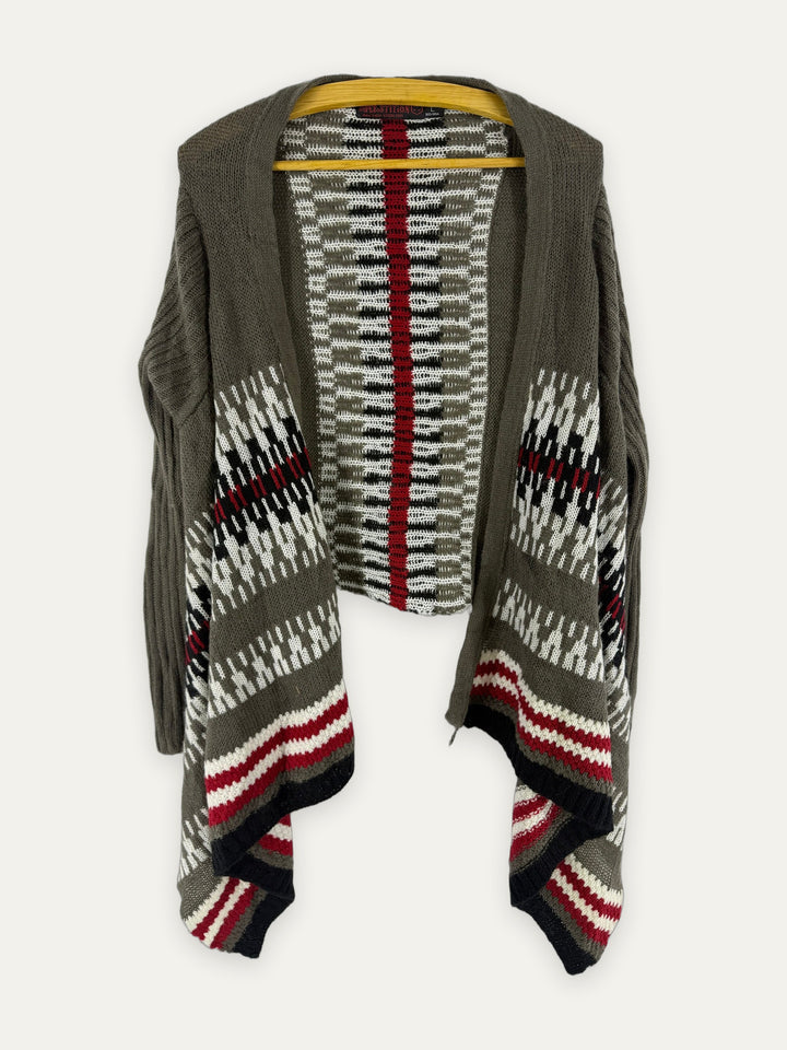 Super-Stition Aztec waterfall cardigan #669