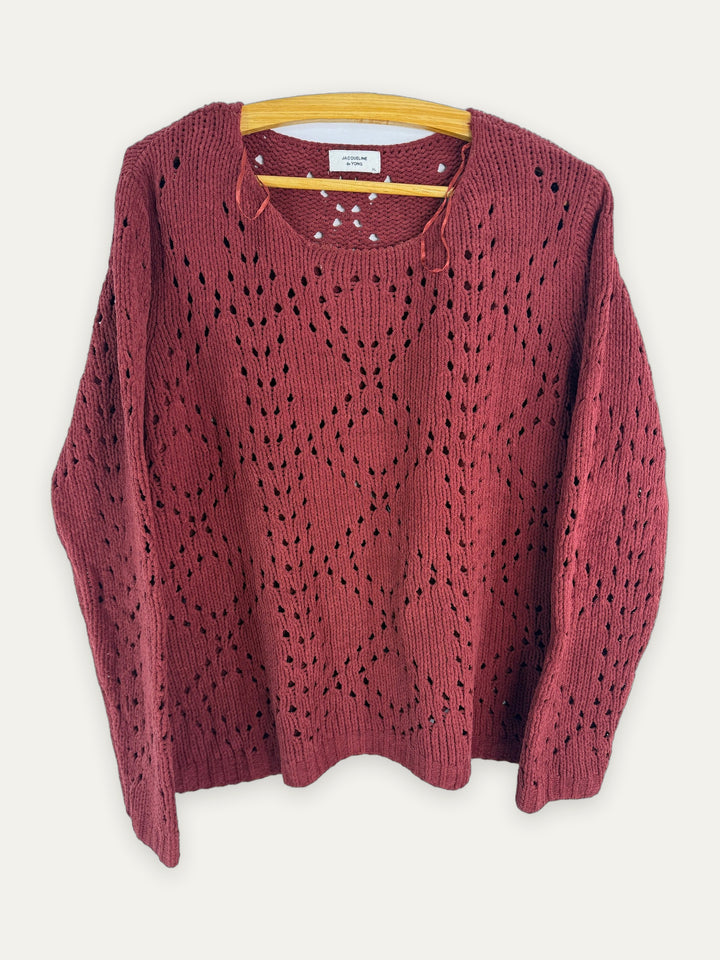 Jacqueline de Yong chenille pointelle jumper #671