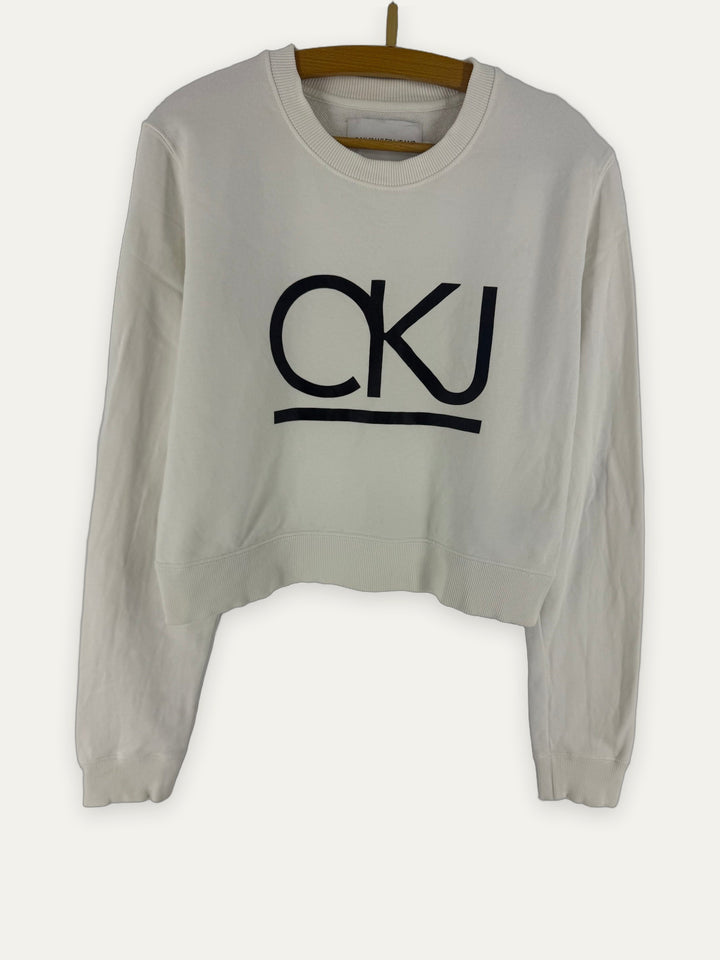 Calvin Klein Jeans cropped logo sweatshirt #673