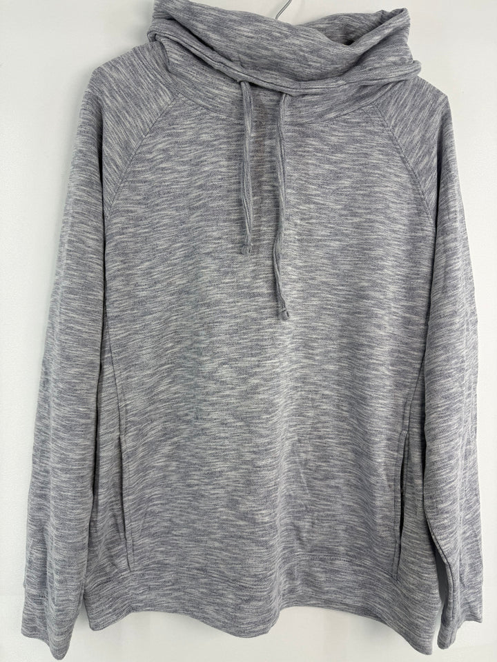 Avella grey cowl neck sweatshirt #679 front