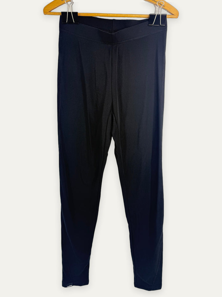 Decathlon black thermal leggings front