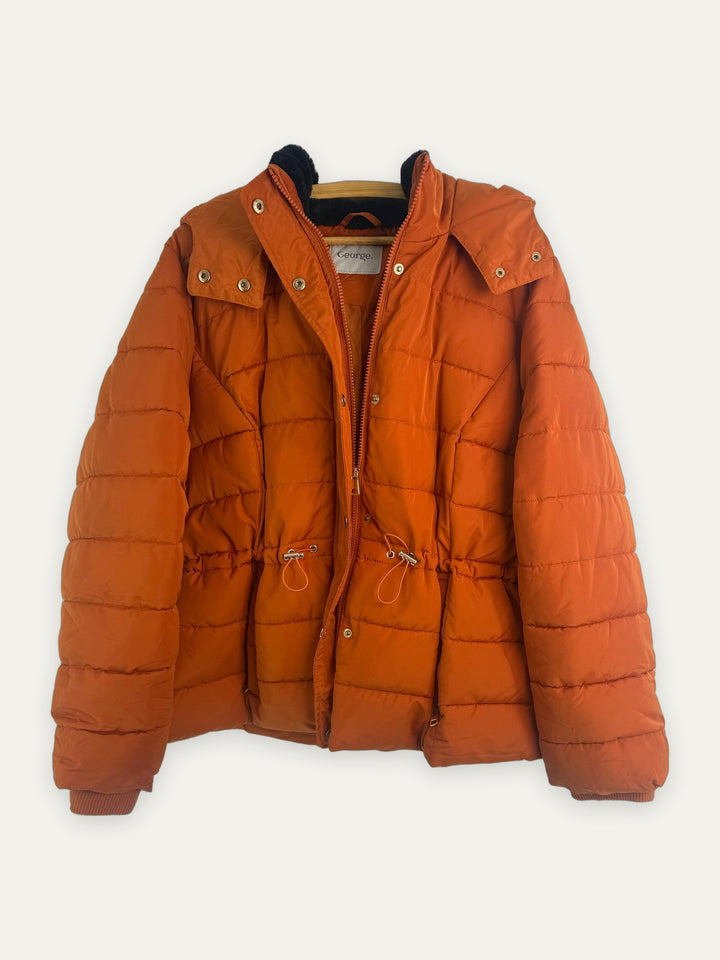George Hooded Puffer Jacket open front