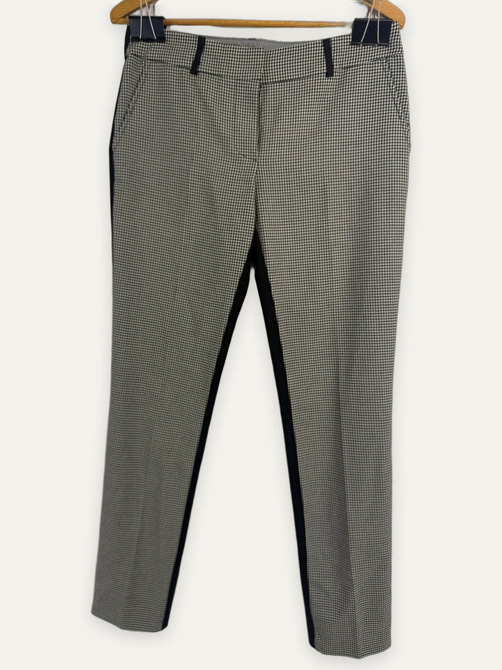 Mees Houndstooth Panel Trousers front