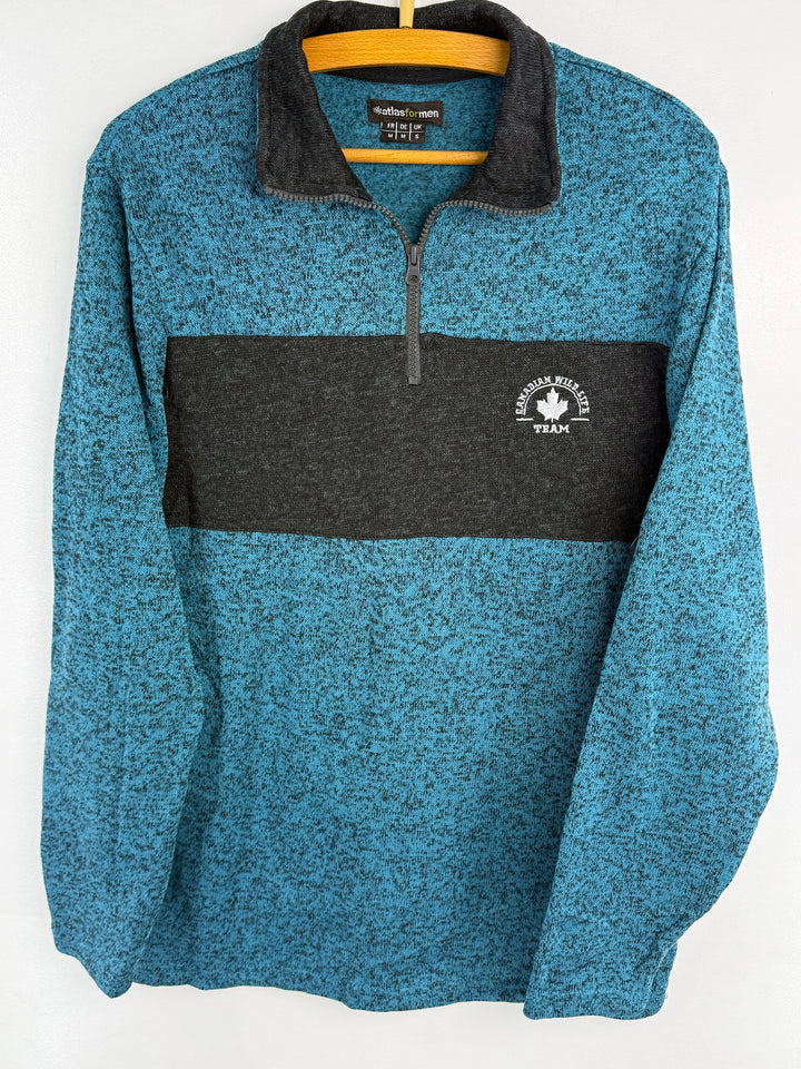 Atlas For Men quarter zip sweater #816 front