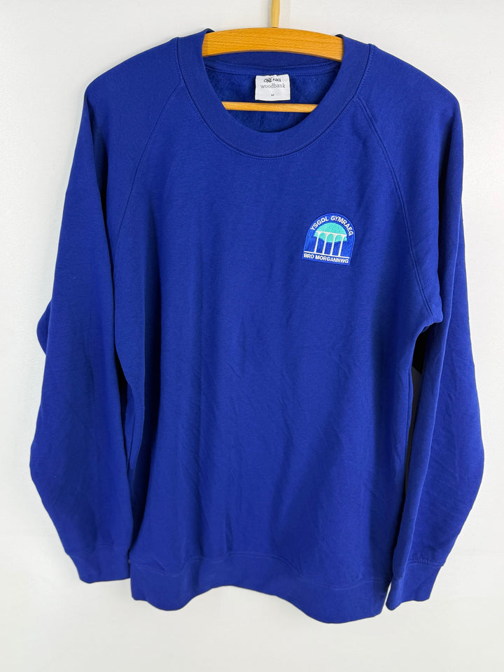Woodbank royal blue sweatshirt #819 front