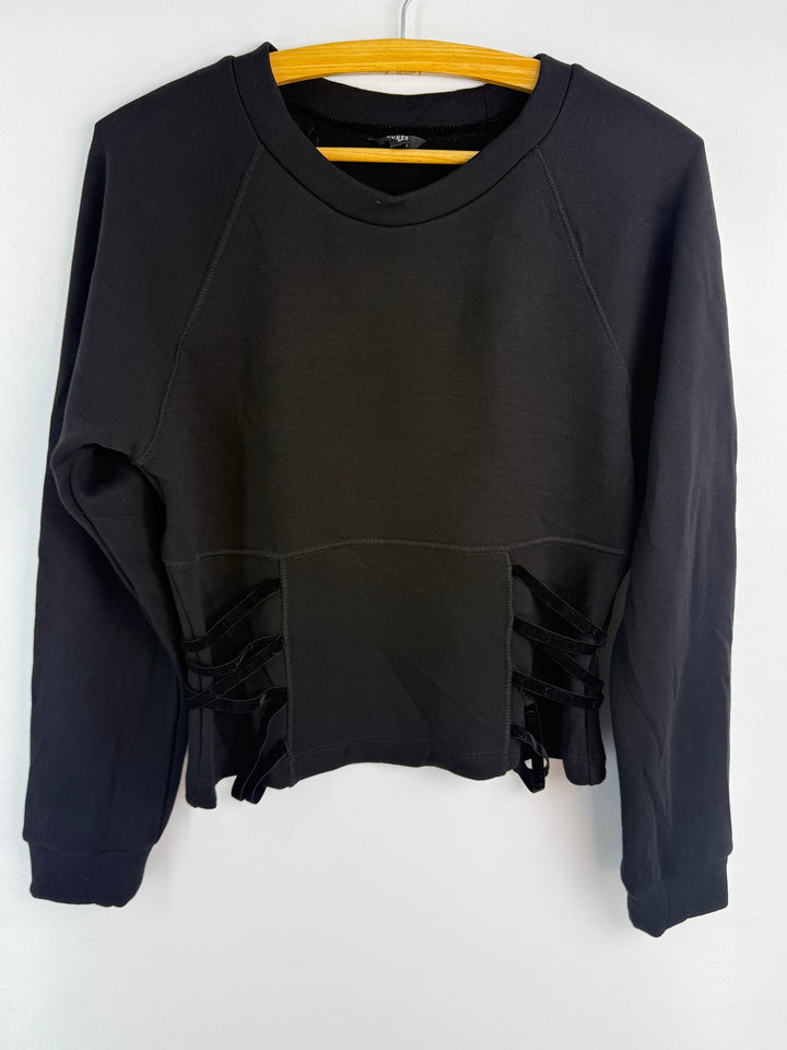 Guess Lace-Up Waist Sweatshirt — M | #838